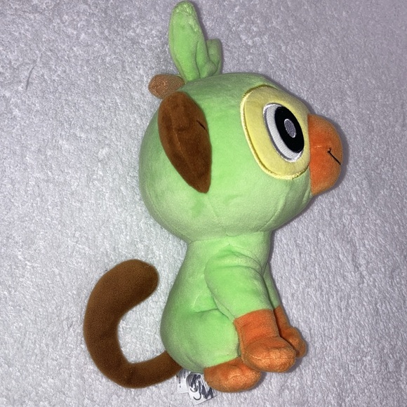 Pokemon GROOKEY Plush Green Monkey Sitting Jazwares - Picture 2 of 7